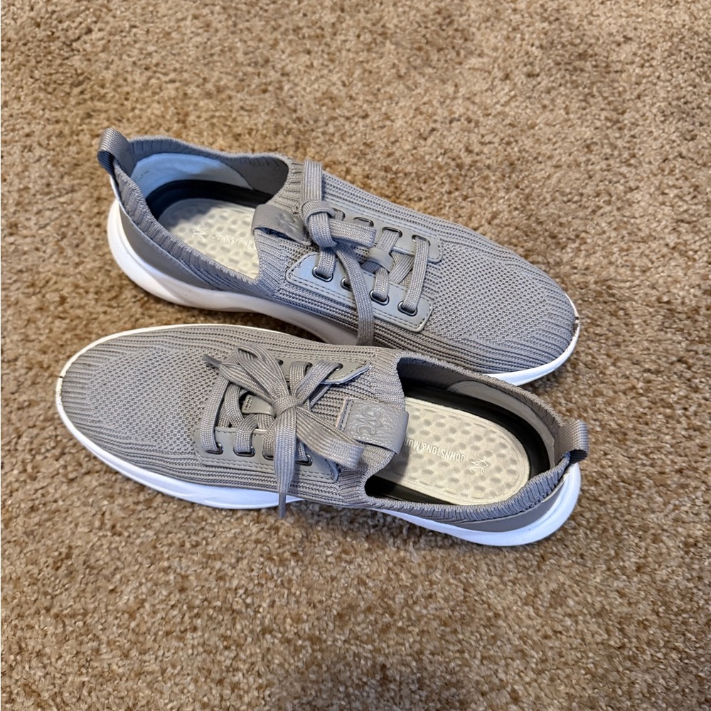 Johnston & Murphy Women's Gray Athletic Shoes